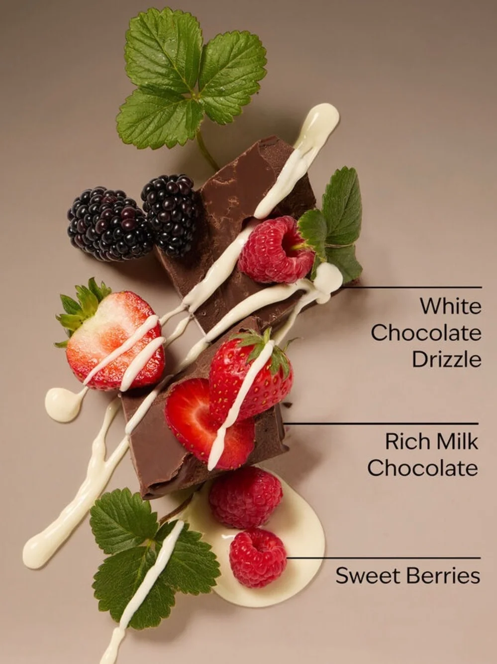 Bath & Body Works Chocolate Covered Berries 3-Wick Candle - Picture 2 of 3